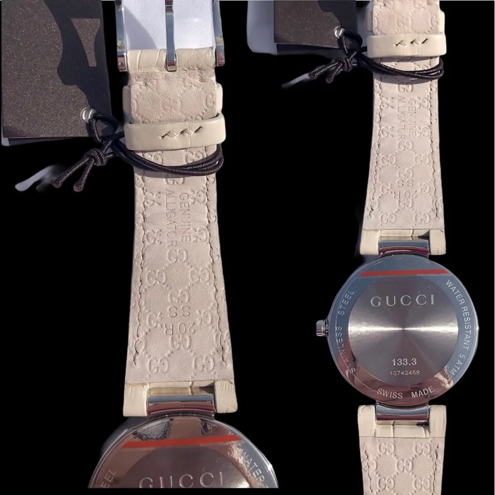 🆕 GUCCI 18k GOLD INTERLOCKING G WATCH